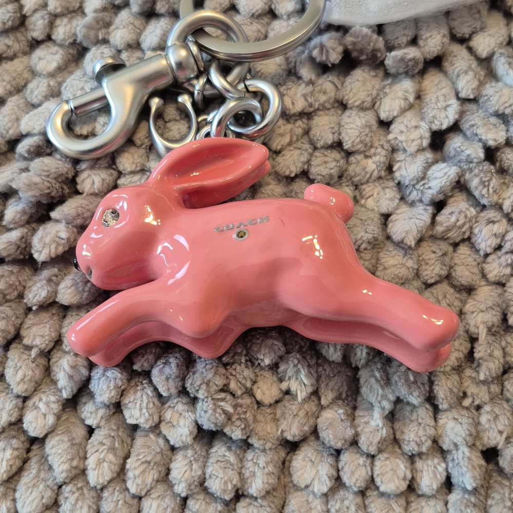 NWT Coach Bunny Bag Charm [B7]